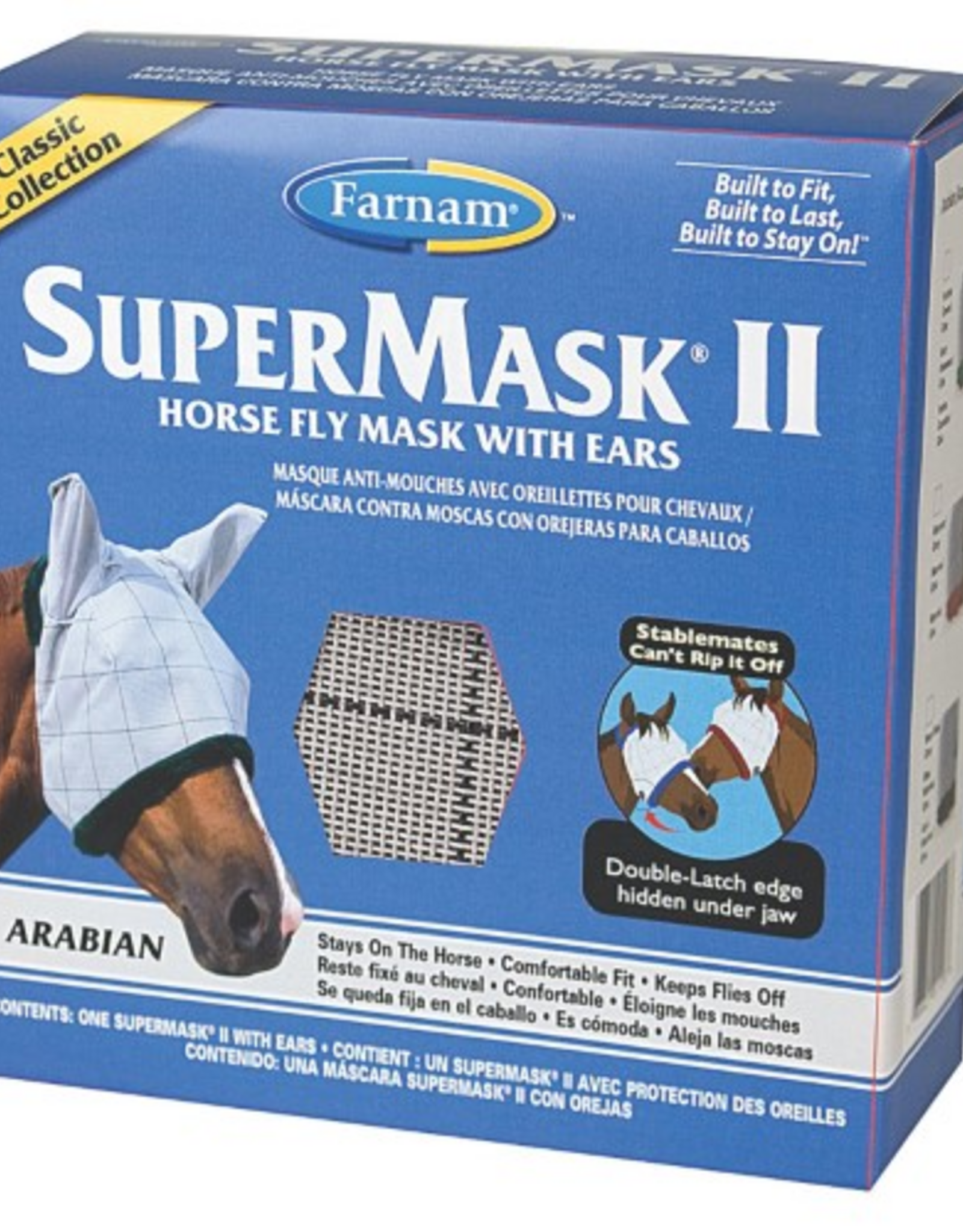 Farnam Farnam Supermask II With Ears- Assorted Xl