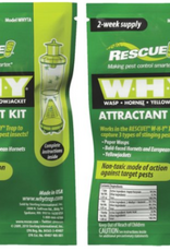 RESCUE! RESCUE! Non-Toxic Wasp Hornet Yellowjacket Trap (WHY Trap) Attractant Refill - 2 Week Refill