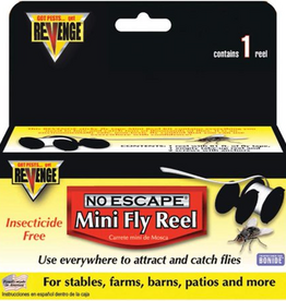 Bonide Revenge Mini Sticky Fly Tape Reel 81 in. Pack Of 12