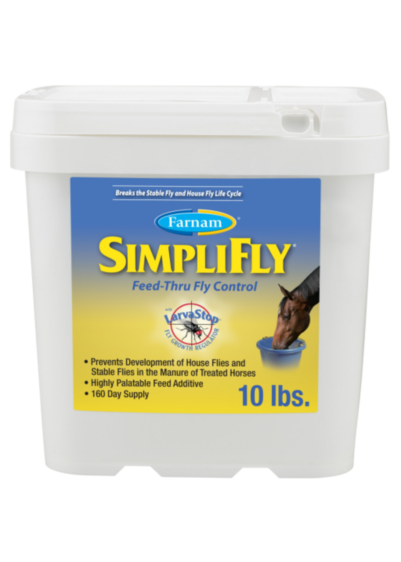 Farnam Farnam SimpliFly Feed-Thru Fly Control for Horses Pellets - 10 lbs