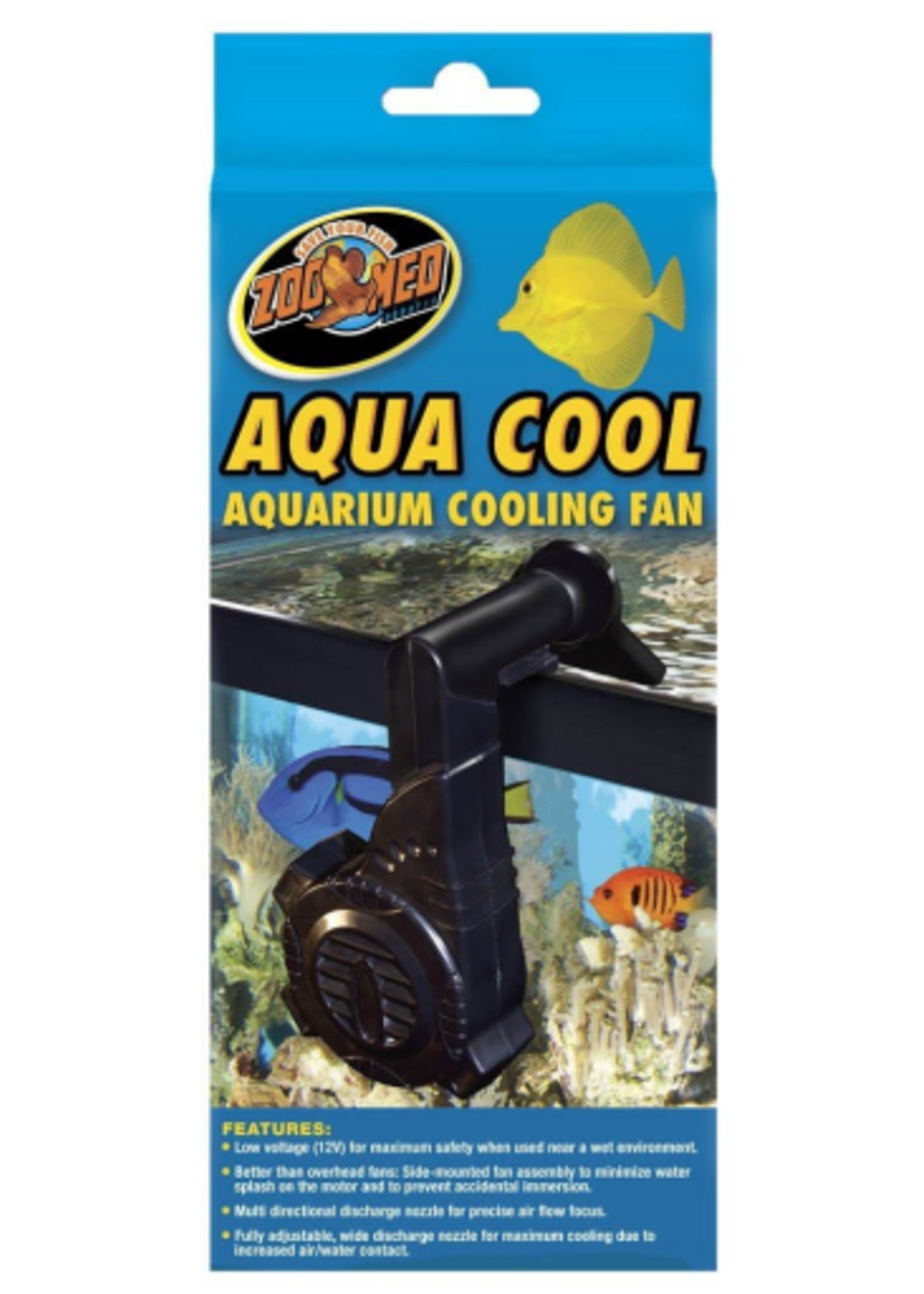 Zoo Med Zoo Med Aqua Cool Aquarium Multi-Directional Precise Air Flow Focus Cooling Fan