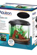 Aqueon Aqueon Mini Bow LED Smartclean Kit - 2.5 gallon, Black