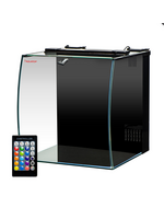 Aquatop Aquatop Bow Front Glass Aquarium Kit with Filter and LED Lighting - 8.6 Gallon