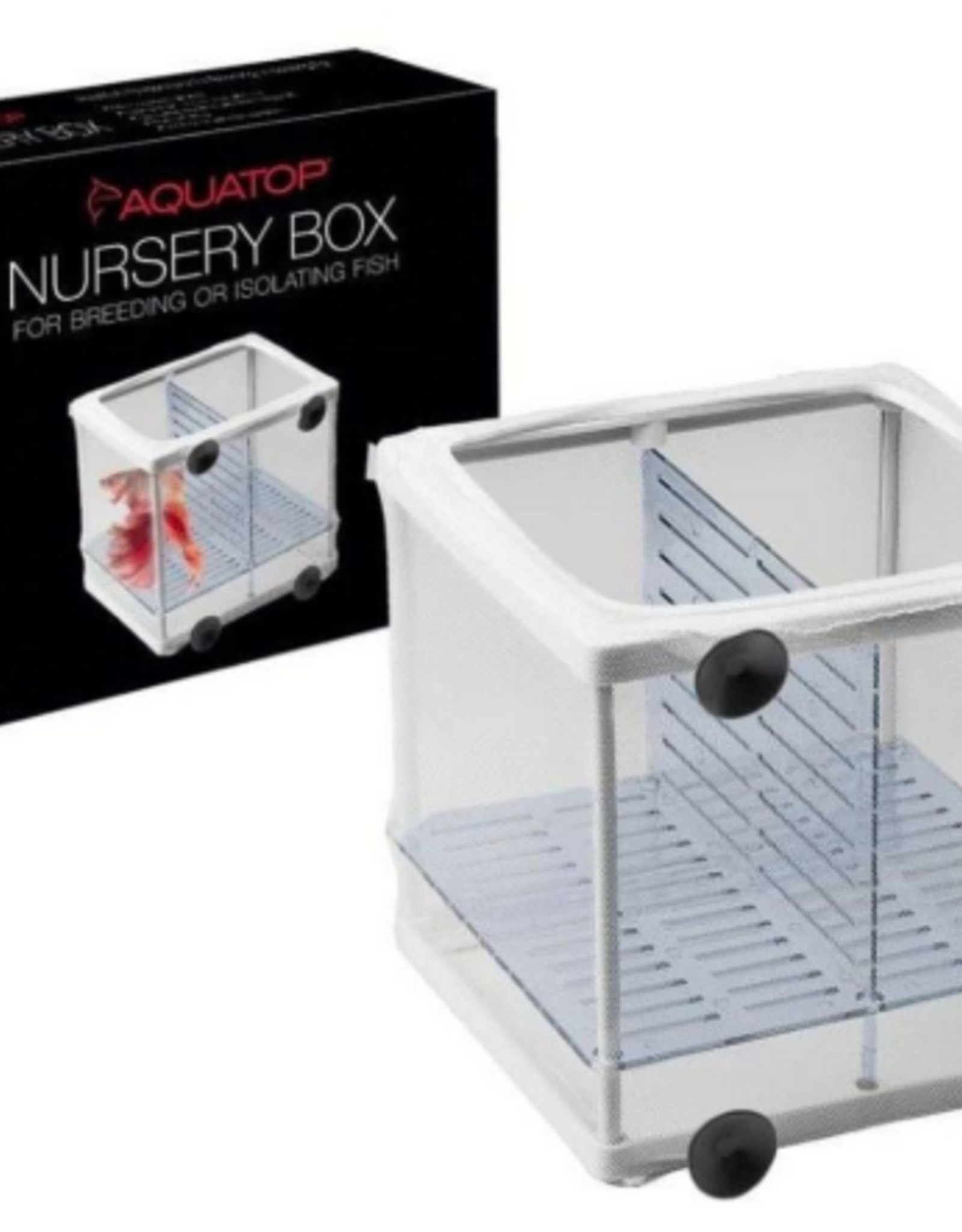 Aquatop Aquatop Mesh Net Breeder Box for Aquarium Fish Tanks - 5.5x6x6 inch