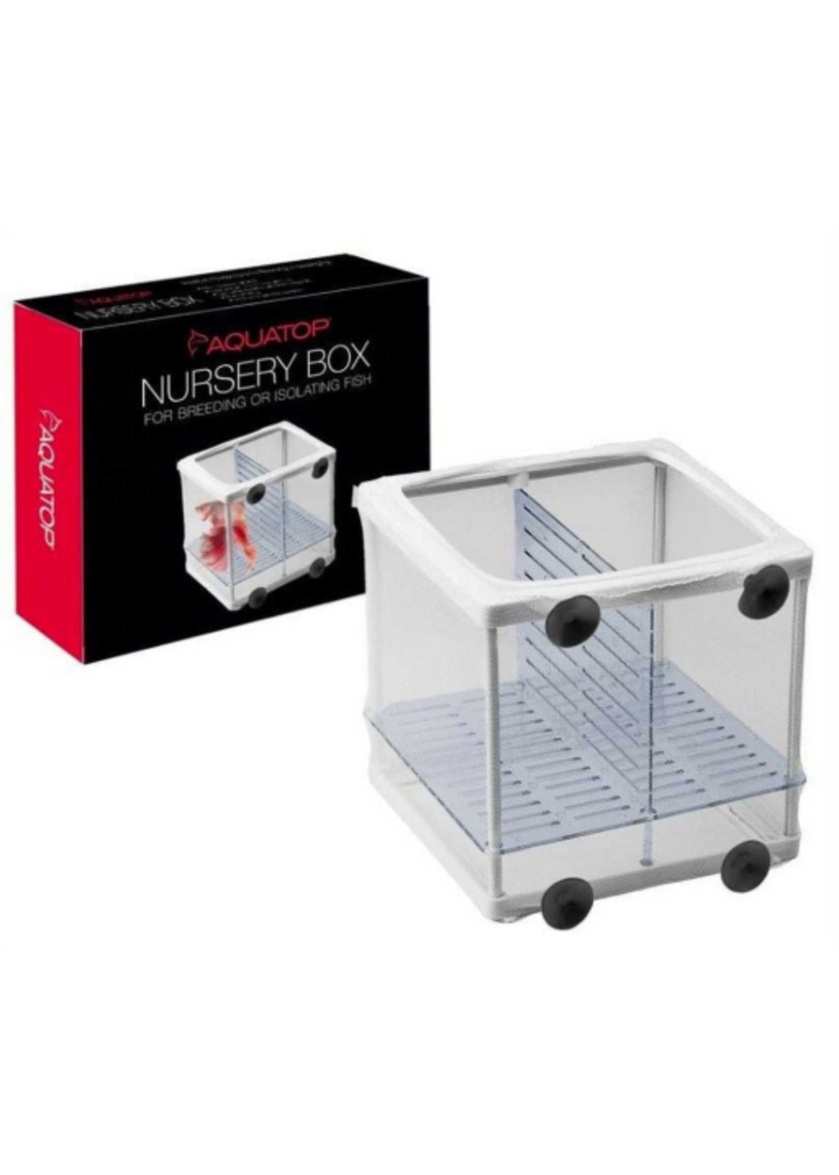 Aquatop Aquatop Mesh Net Breeder Box for Aquarium Fish Tanks - 5.5x6x6 inch
