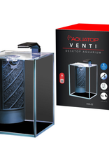 Aquatop Aquatop Venti Air Driven Glass Aquarium Tank  0.5 cm Showcase Glass Complete Kit Includes 1.4 Gal Fish Tank  LED Light