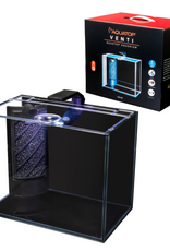 Aquatop Aquatop Venti Air Driven Glass Aquarium Tank  0.5 cm Showcase Glass Complete Kit Includes 2 Gal Fish Tank  LED Light