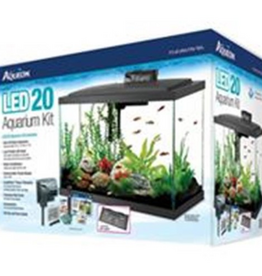 Aqueon Aqueon LED Aquarium Kit Black - 20 Gallon