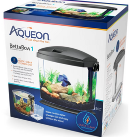 Aqueon Aqueon Betta Bow Quickclean - 1 Gallon
