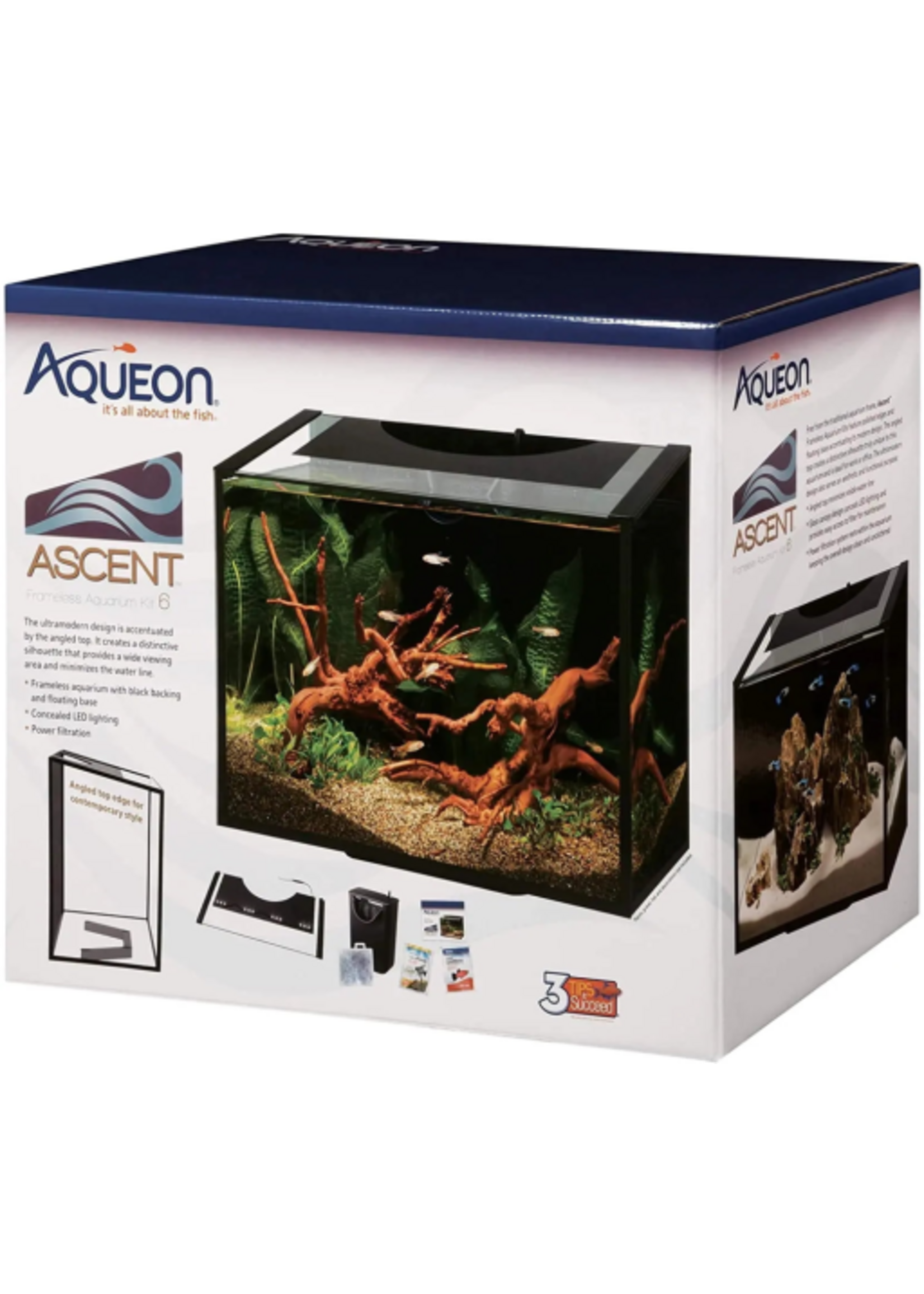 Aqueon Aqueon Aquarium Starter Kit with LED Lighting - 10 Gallon