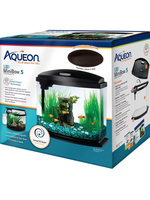 Aqueon Aqueon Mini Bow LED Smartclean Kit - 5 gallon, Black