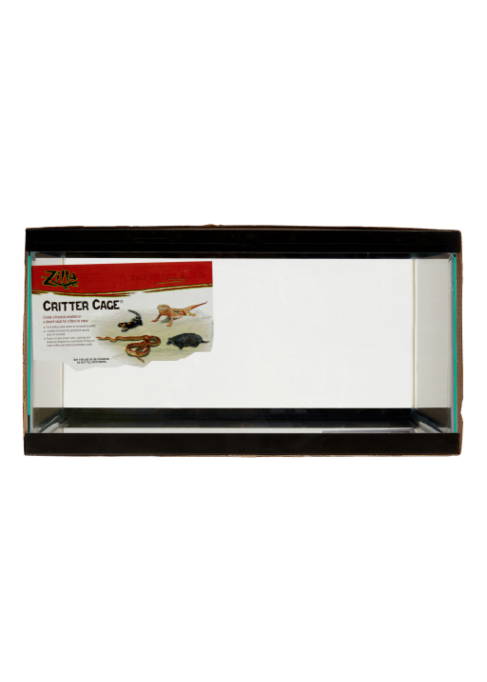 Zilla Zilla Black & Metal Critter Cage  X-Large - 15 Gallon
