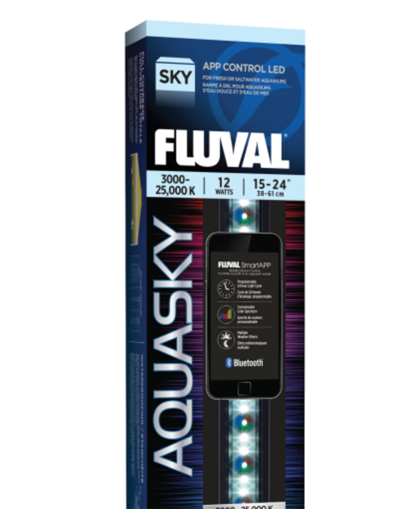 Fluval AquaSky 2.0 LED Aquarium Light 15-24"