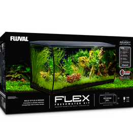 Fluval Flex Black Aquarium Kit - 32.5 Gallon