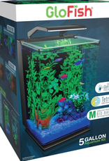 GloFish GloFish Hinged Cycle Light And Hidden Filtration Aquarium - 5 gallon