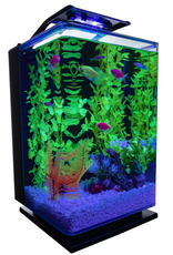 GloFish GloFish Hinged Cycle Light And Hidden Filtration Aquarium - 5 gallon