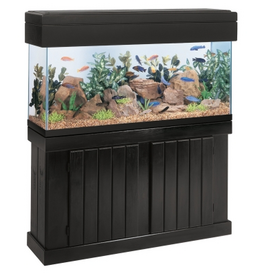 Aqueon Aqueon Pine Aquarium Stand Black 30 x 12 in