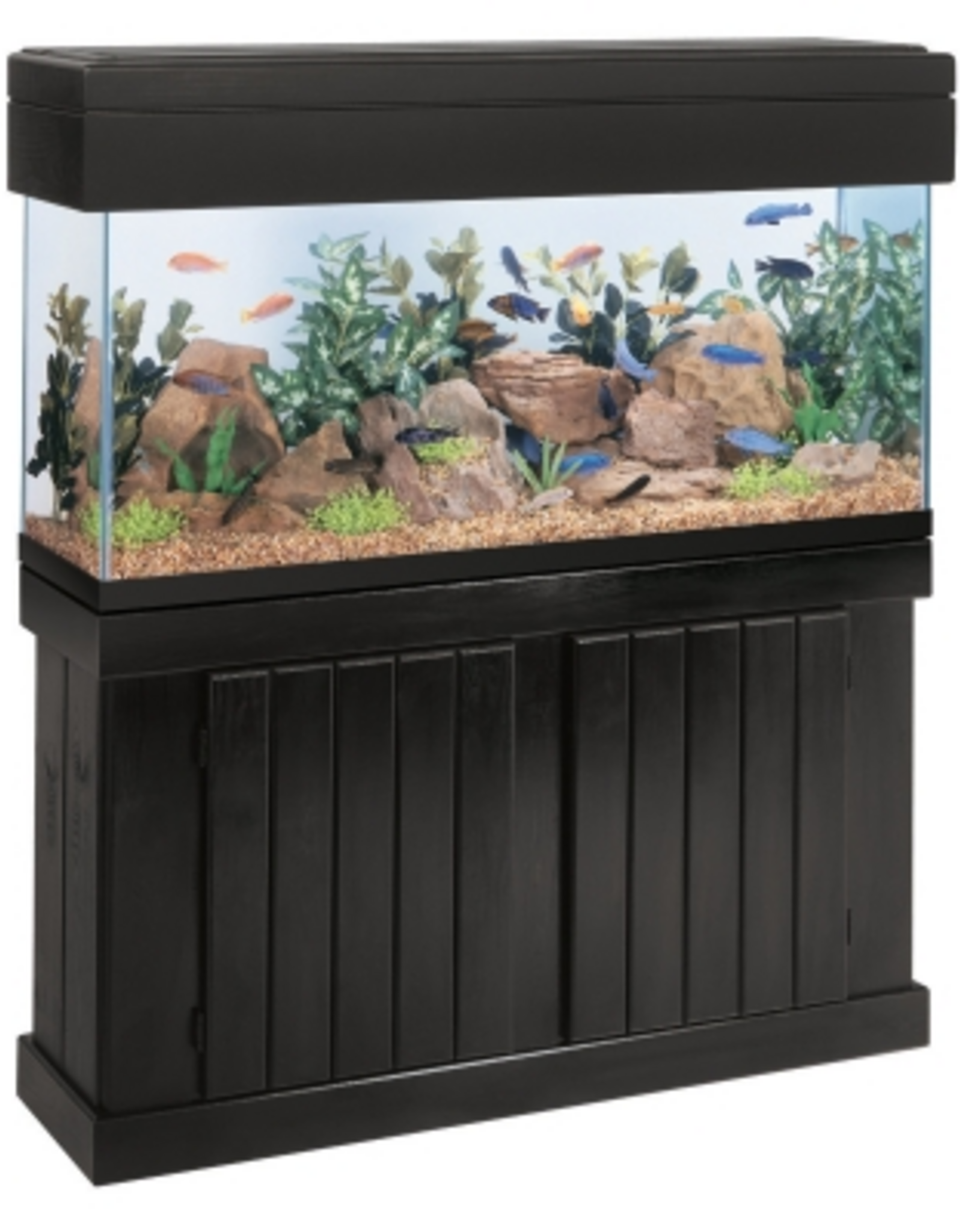 Aqueon Aqueon Pine Aquarium Stand Black 24 x 12 in