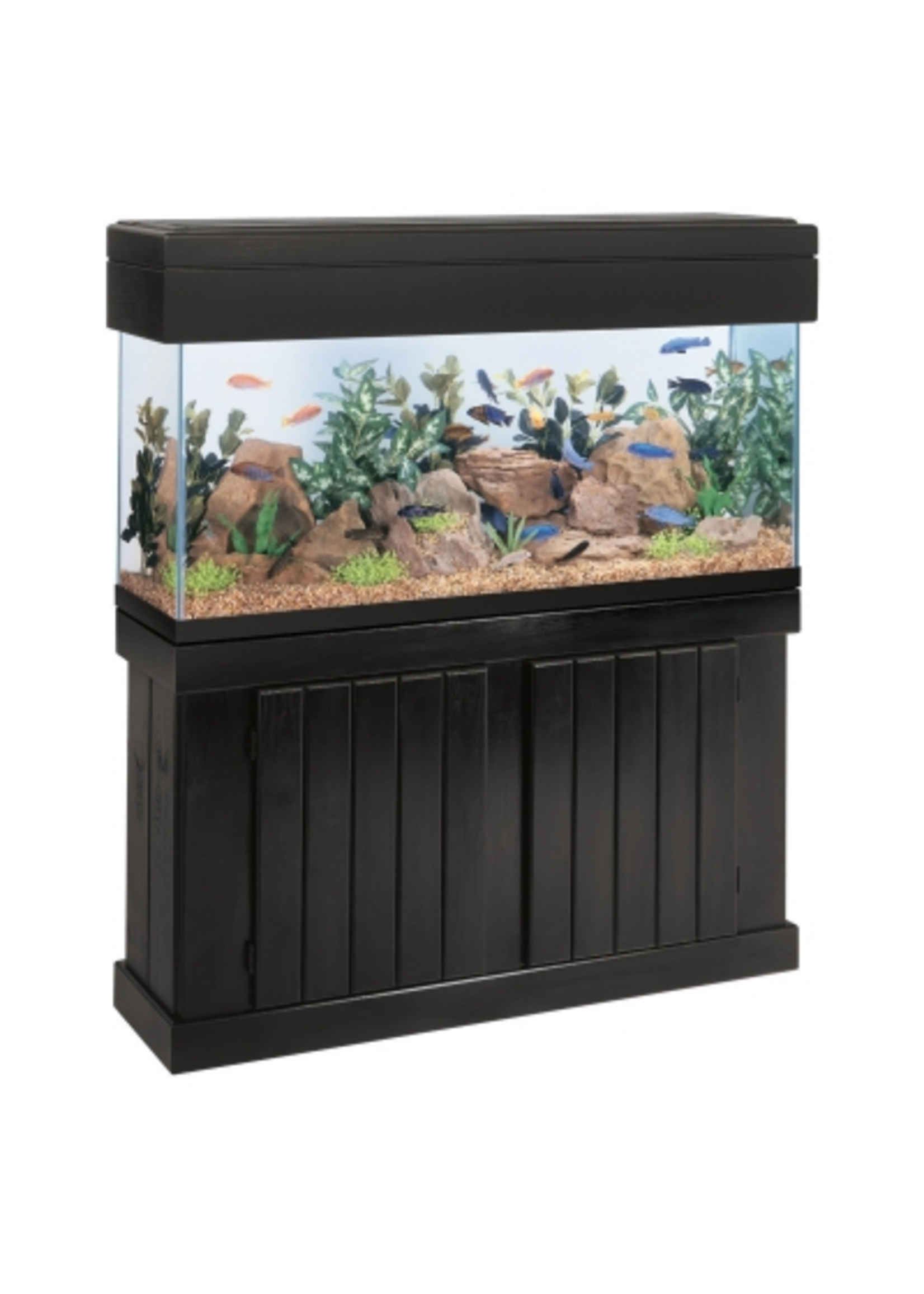 Aqueon Aqueon Pine Aquarium Stand Black 24 x 12 in