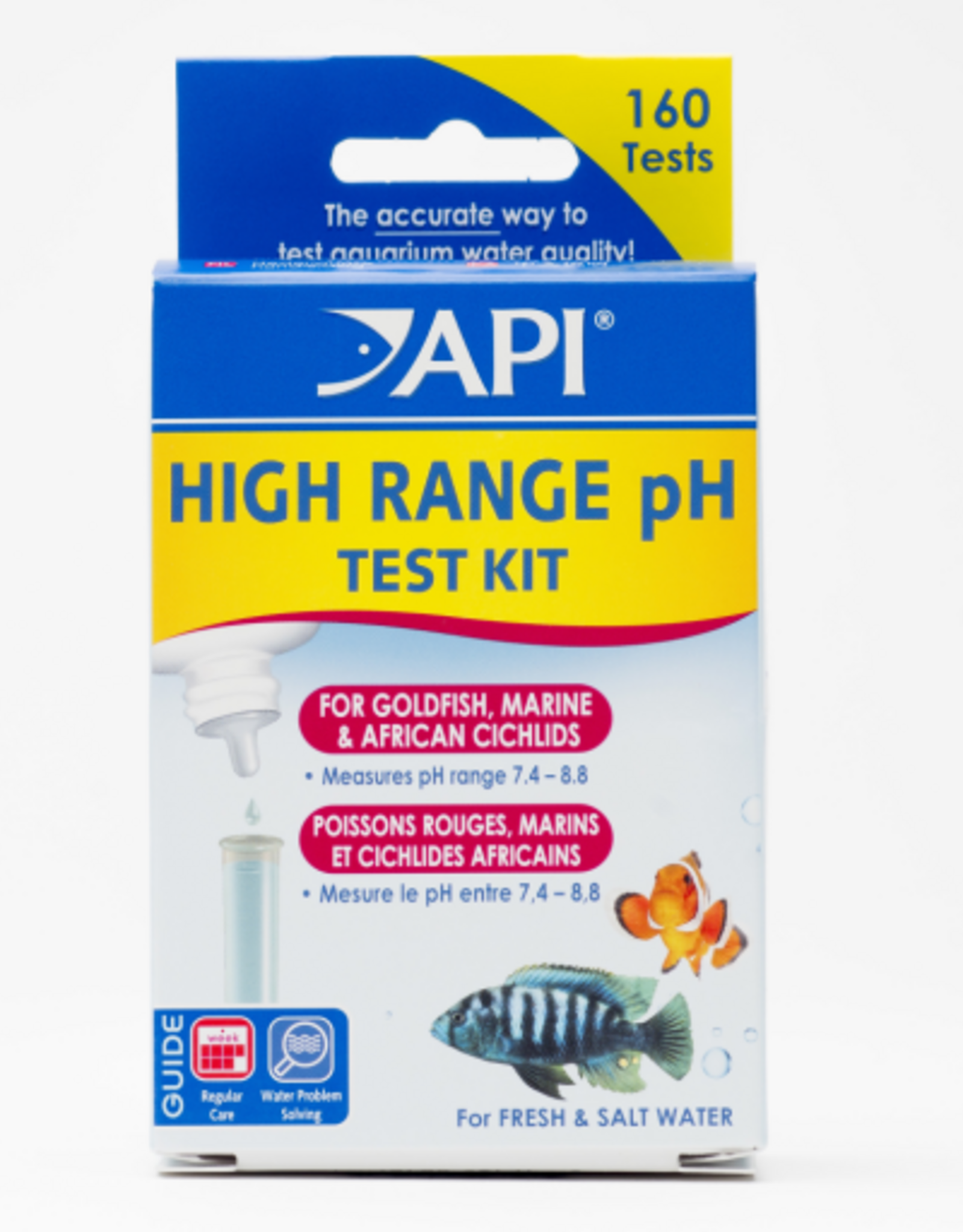 API API High Range pH Test Kit for Freshwater and Saltwater Aquarium