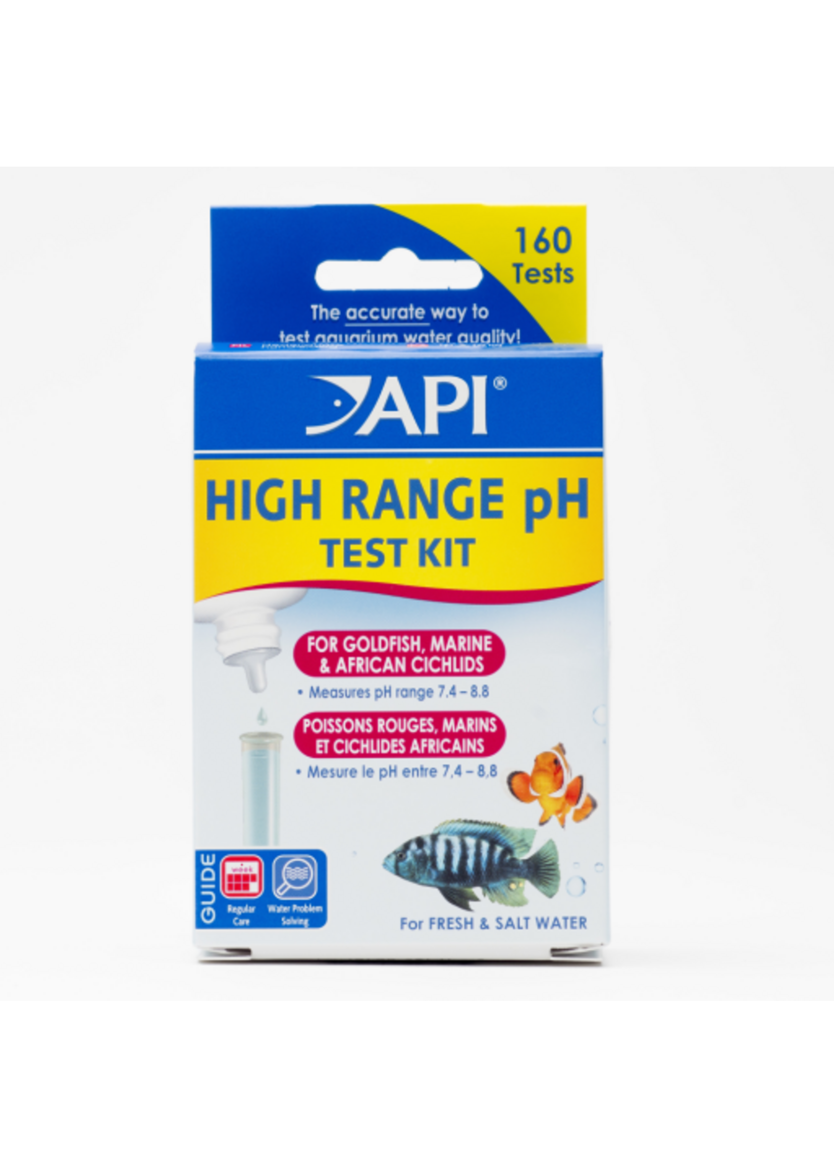 API API High Range pH Test Kit for Freshwater and Saltwater Aquarium