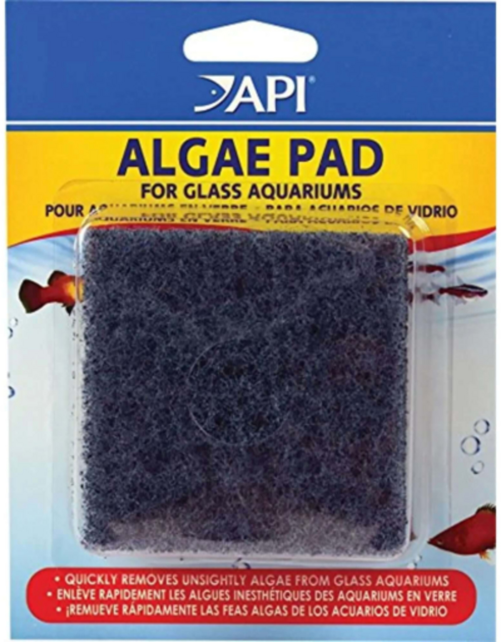 API API Doc Wellfish s Hand Held Algae Pad for Glass Aquariums  Algae Pad - Glass
