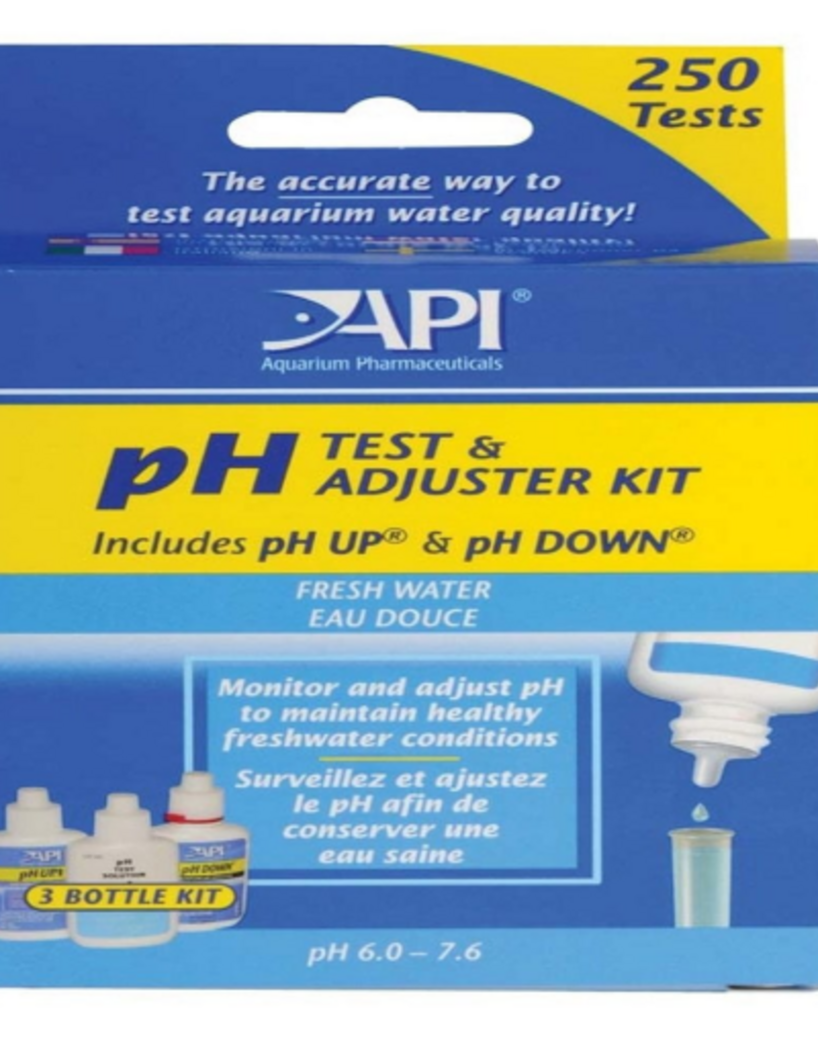 API Aquarium Pharmaceuticals pH Test and Adjuster Kit for Freshwater Aquariums