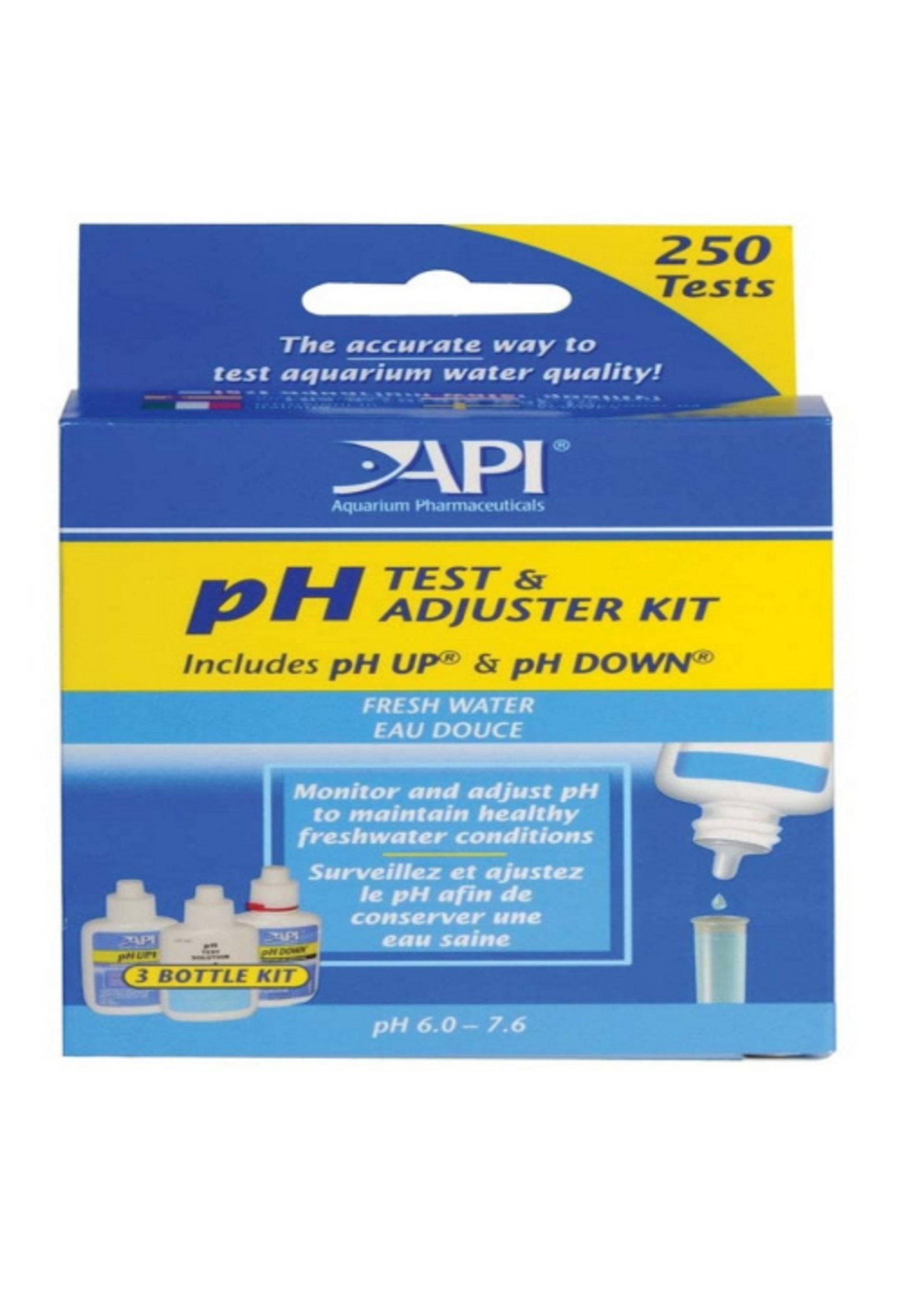 API Aquarium Pharmaceuticals pH Test and Adjuster Kit for Freshwater Aquariums