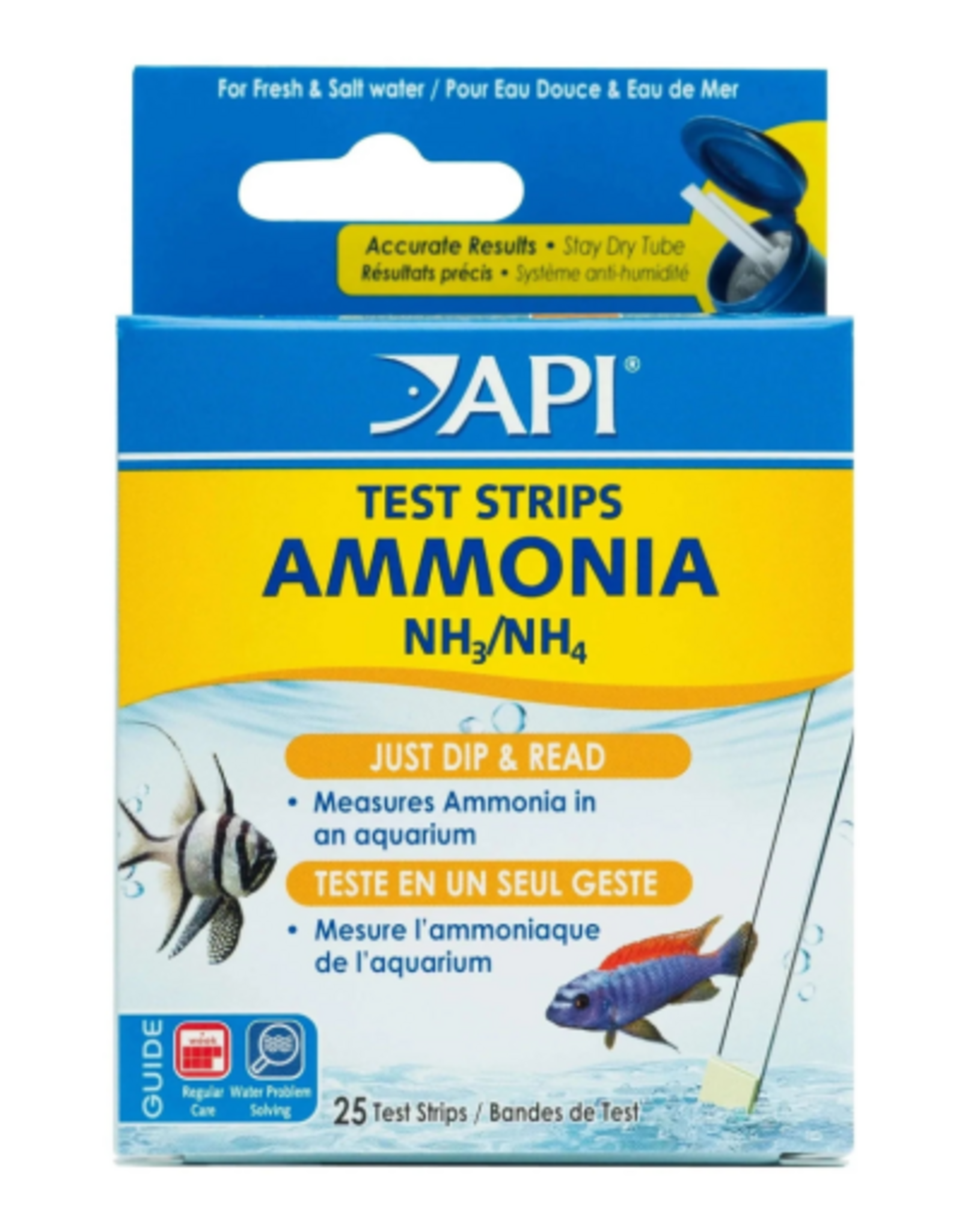API API Ammonia Aquarium Test Strips (25ct)