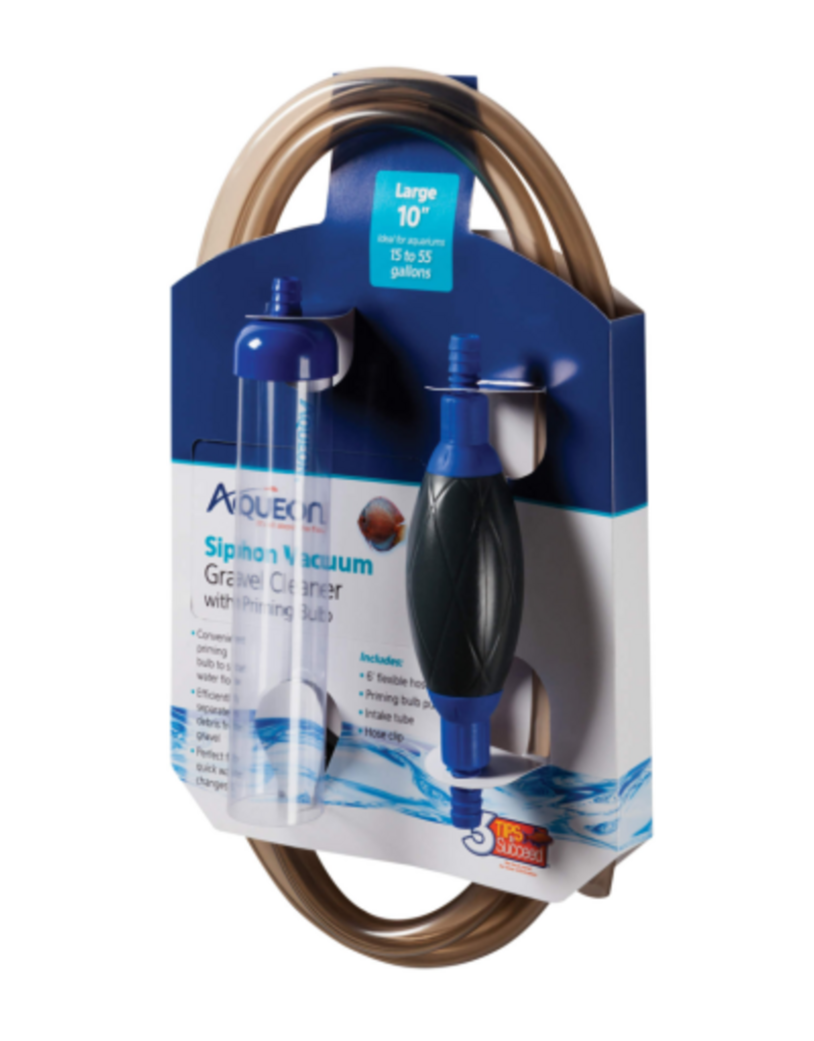 Aqueon Aqueon Aquarium Siphon Vacuum Gravel Cleaner With Bulb Large - 10 Inches