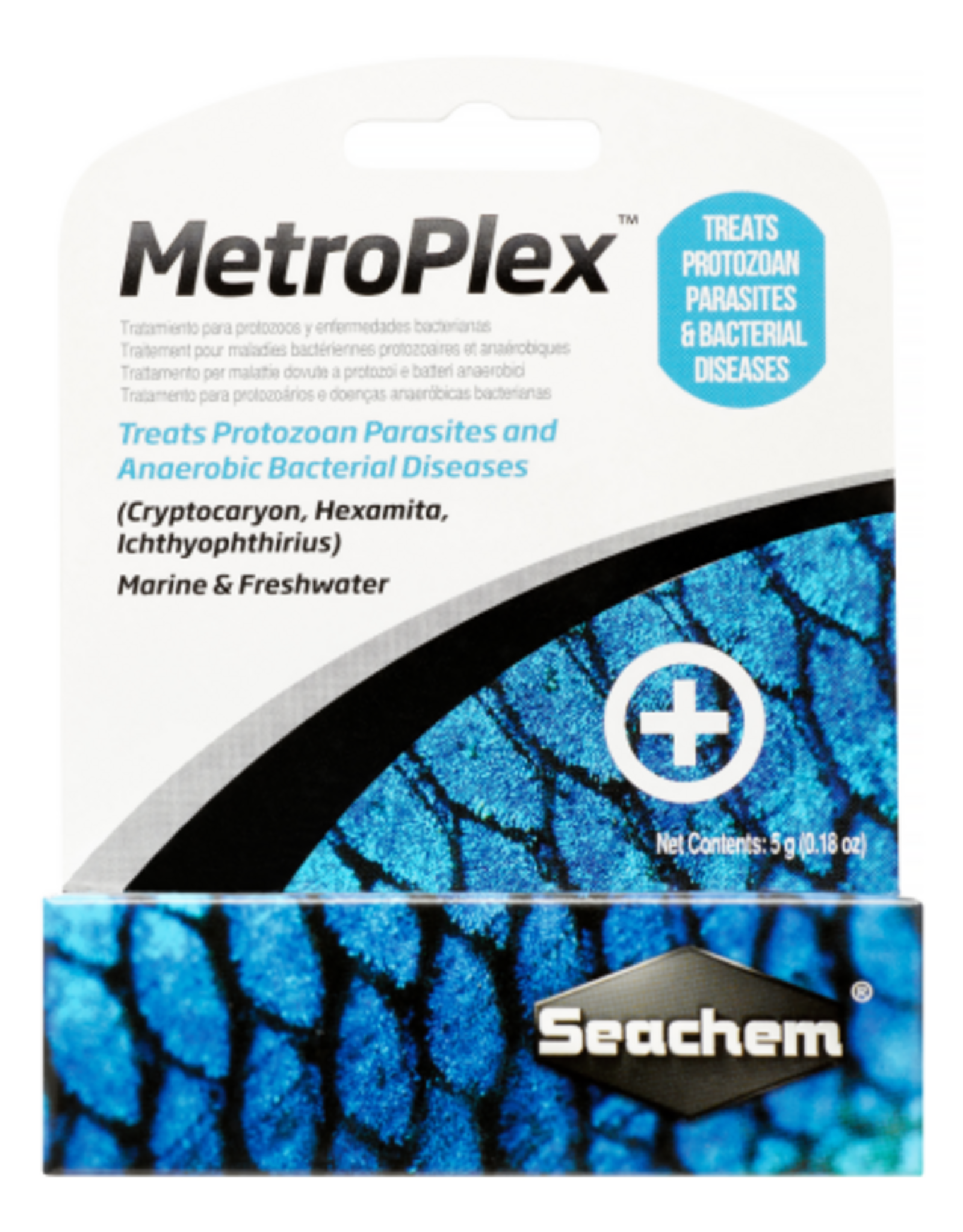 Seachem Seachem Metroplex Bacterial Disease Fish & Aquatic Supplement  0.17 Oz