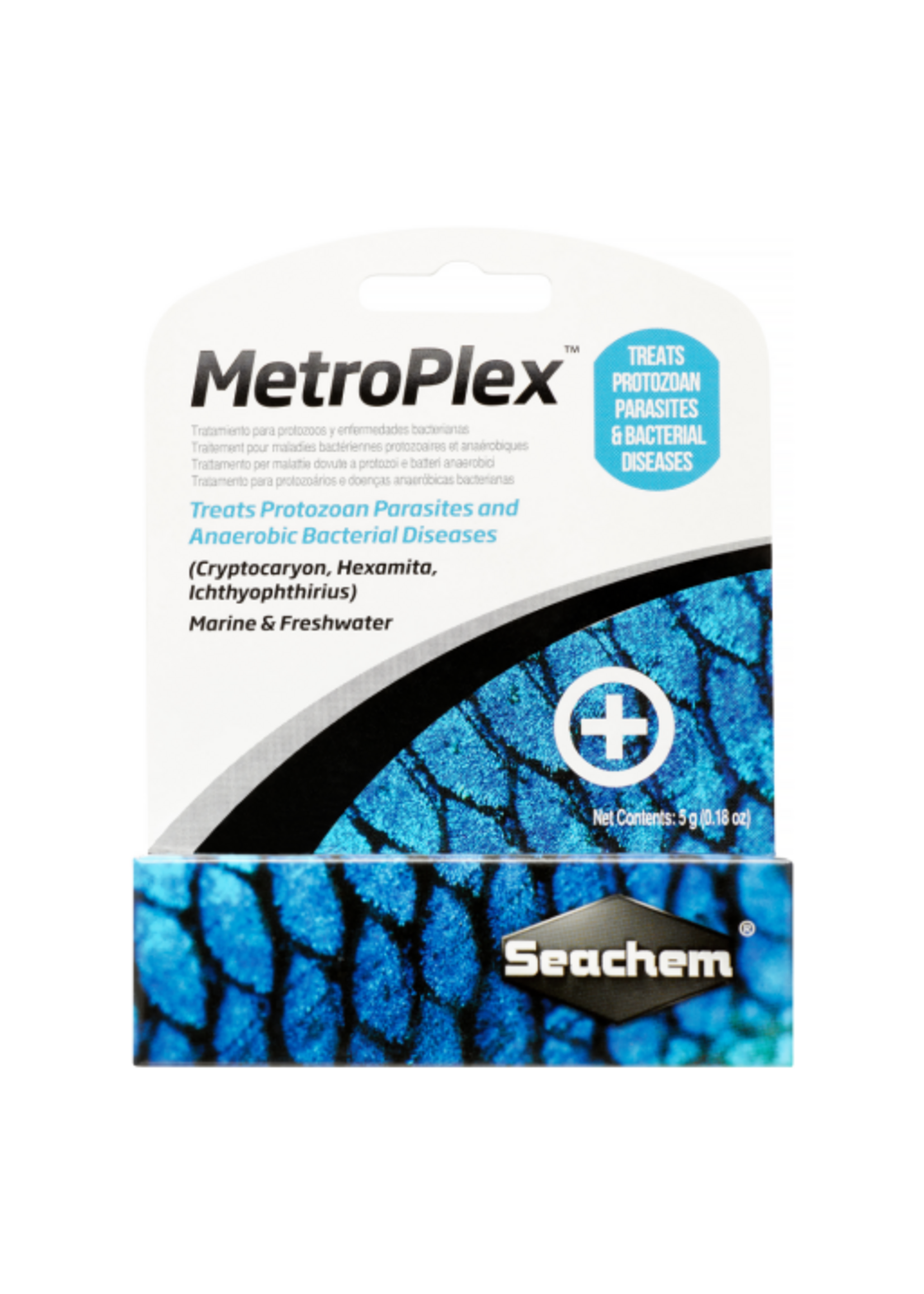 Seachem Seachem Metroplex Bacterial Disease Fish & Aquatic Supplement  0.17 Oz