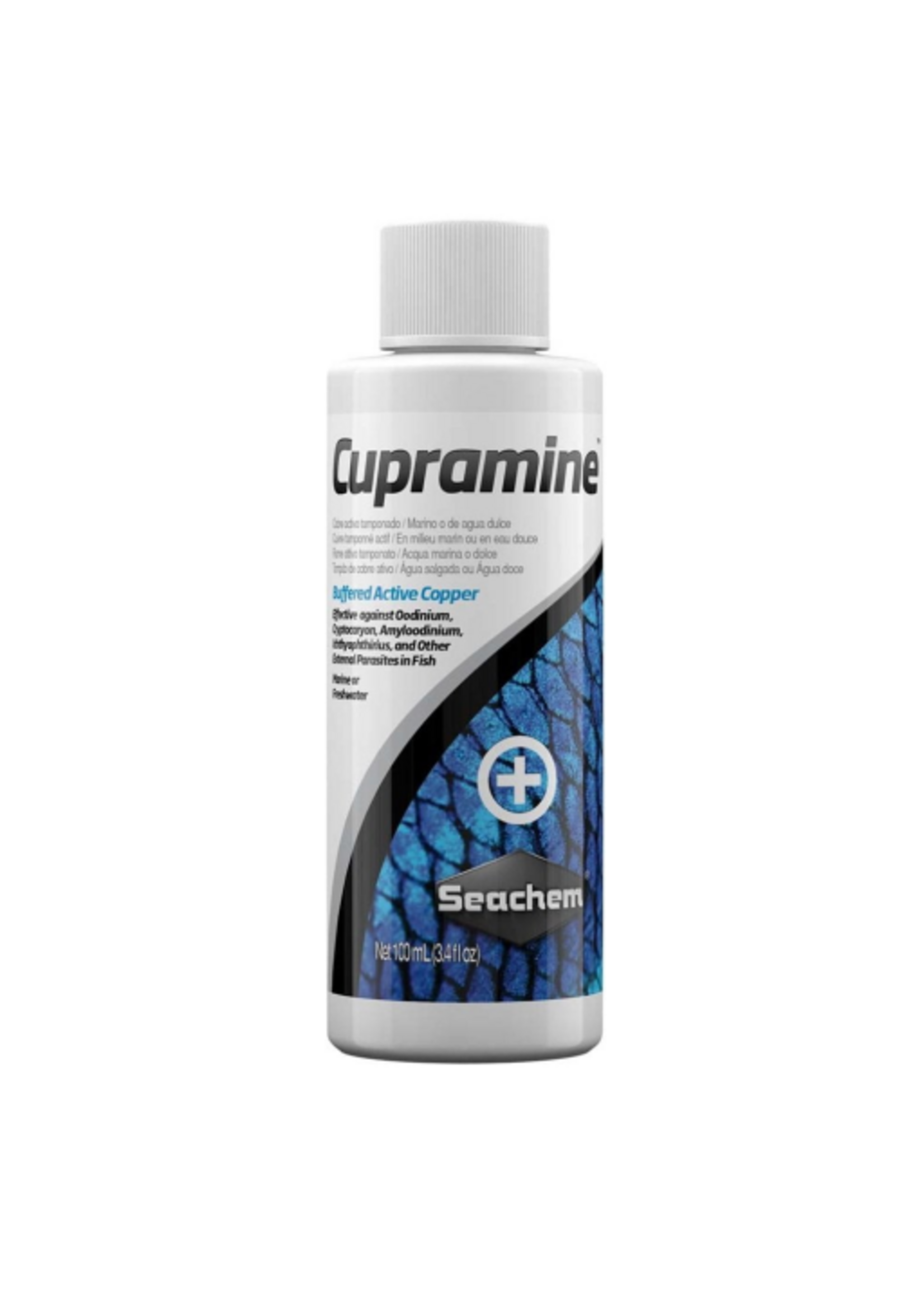 Seachem Seachem Laboratories Cupramine Copper Treatment 3.4 fl oz
