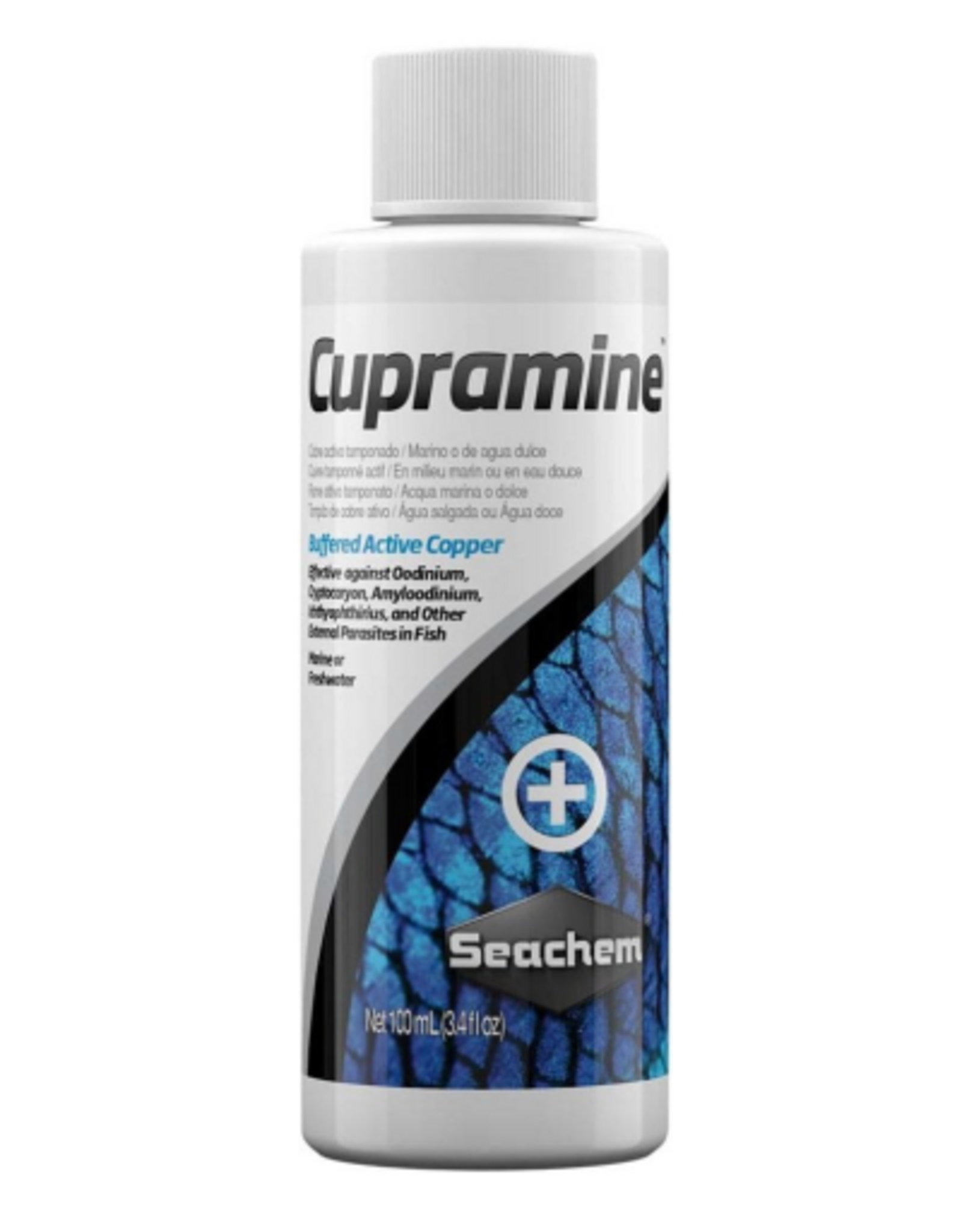 Seachem Seachem Laboratories Cupramine Copper Treatment 3.4 fl oz