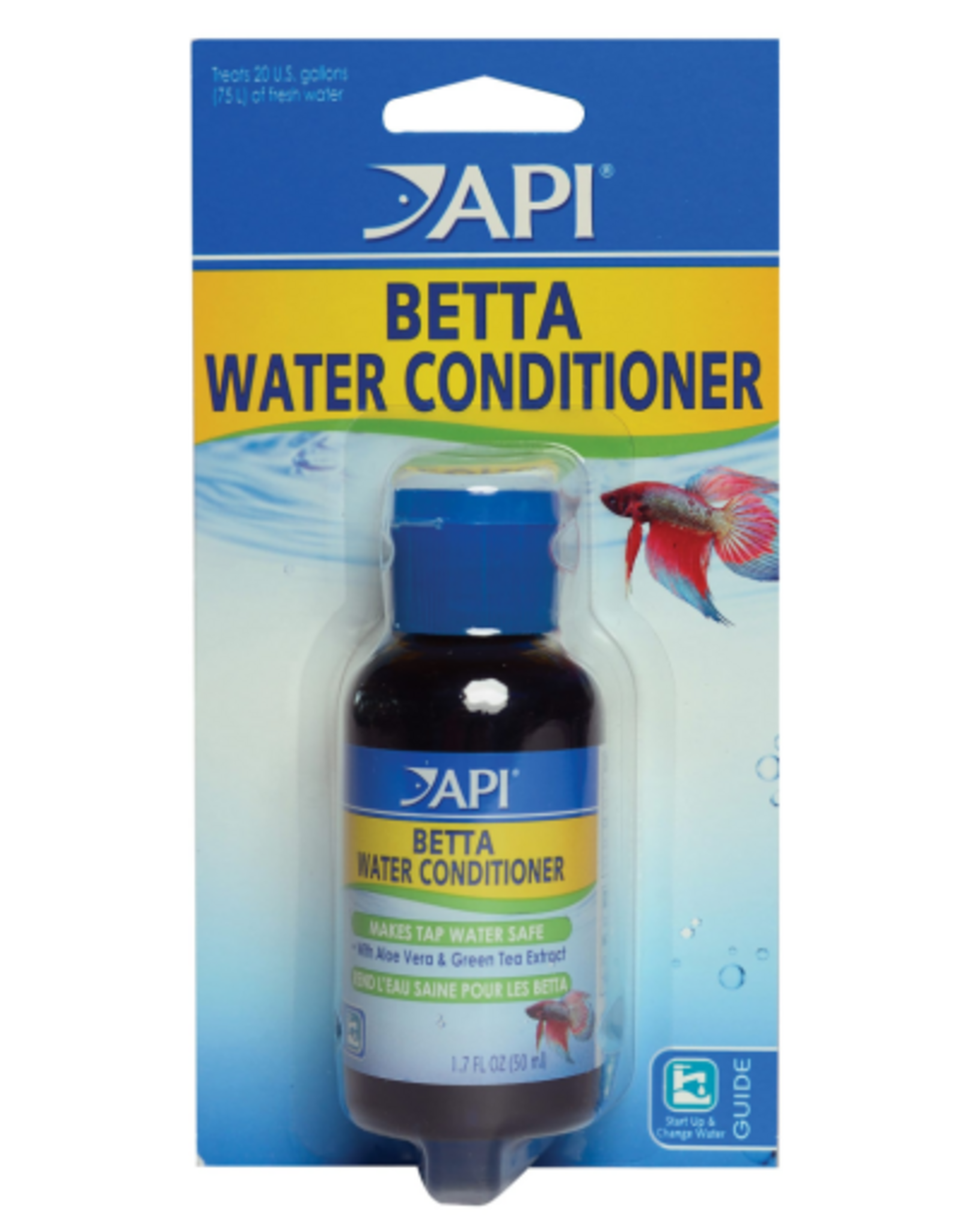 API API Betta Water Conditioner  Betta Fish Freshwater Aquarium Water Conditioner  1.7 oz
