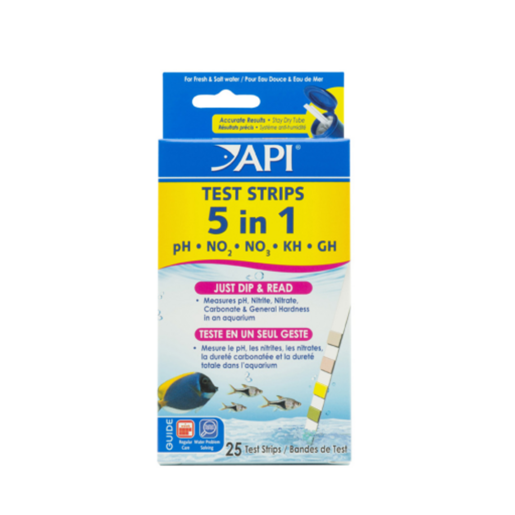 API API TEST STRIP 5 IN 1,  25 COUNT