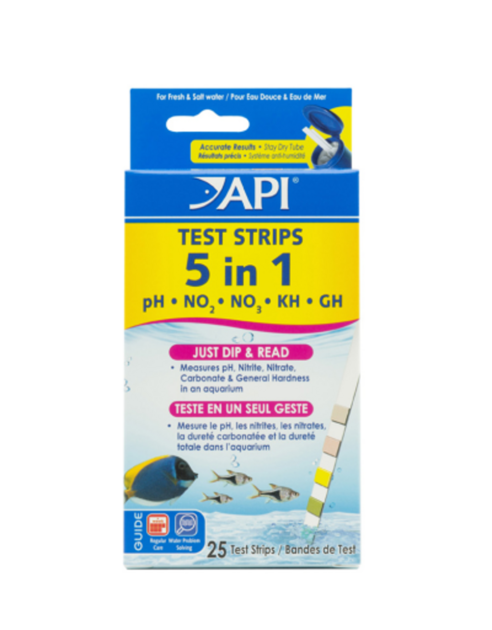 API API TEST STRIP 5 IN 1,  25 COUNT