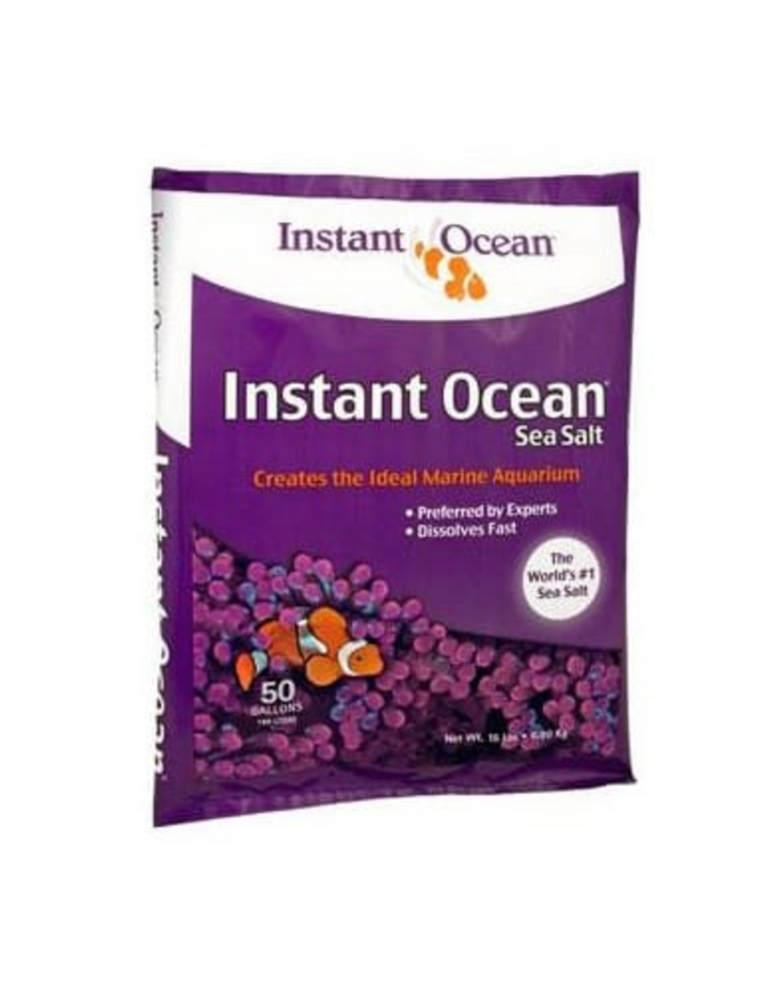 Instant Ocean Instant Ocean Sea Salt 50 Gallons, for Marine Aquariums, Fast Dissolving