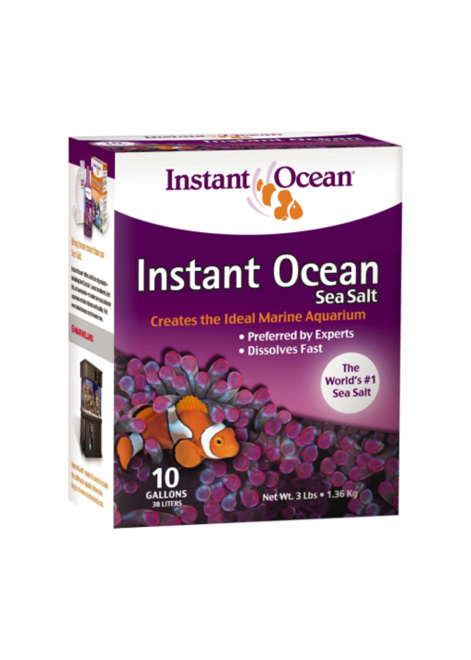 Instant Ocean Instant Ocean Sea Salt 10 Gallons  for Marine Aquariums  Fast Dissolving discontinued