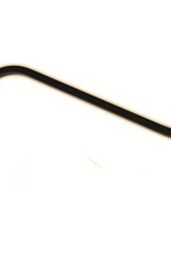 The Hookery The Hookery (#B19) Steel Angled Upturned Curved Hanger  Black - 12 inches