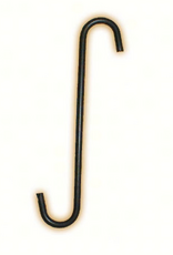 The Hookery The Hookery Metal S Extension Hook - Black 8”