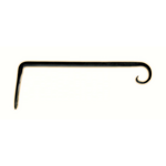 The Hookery The Hookery Downturned Straight Hanger - Black 12"