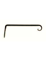 The Hookery The Hookery Downturned Straight Hanger - Black 12"