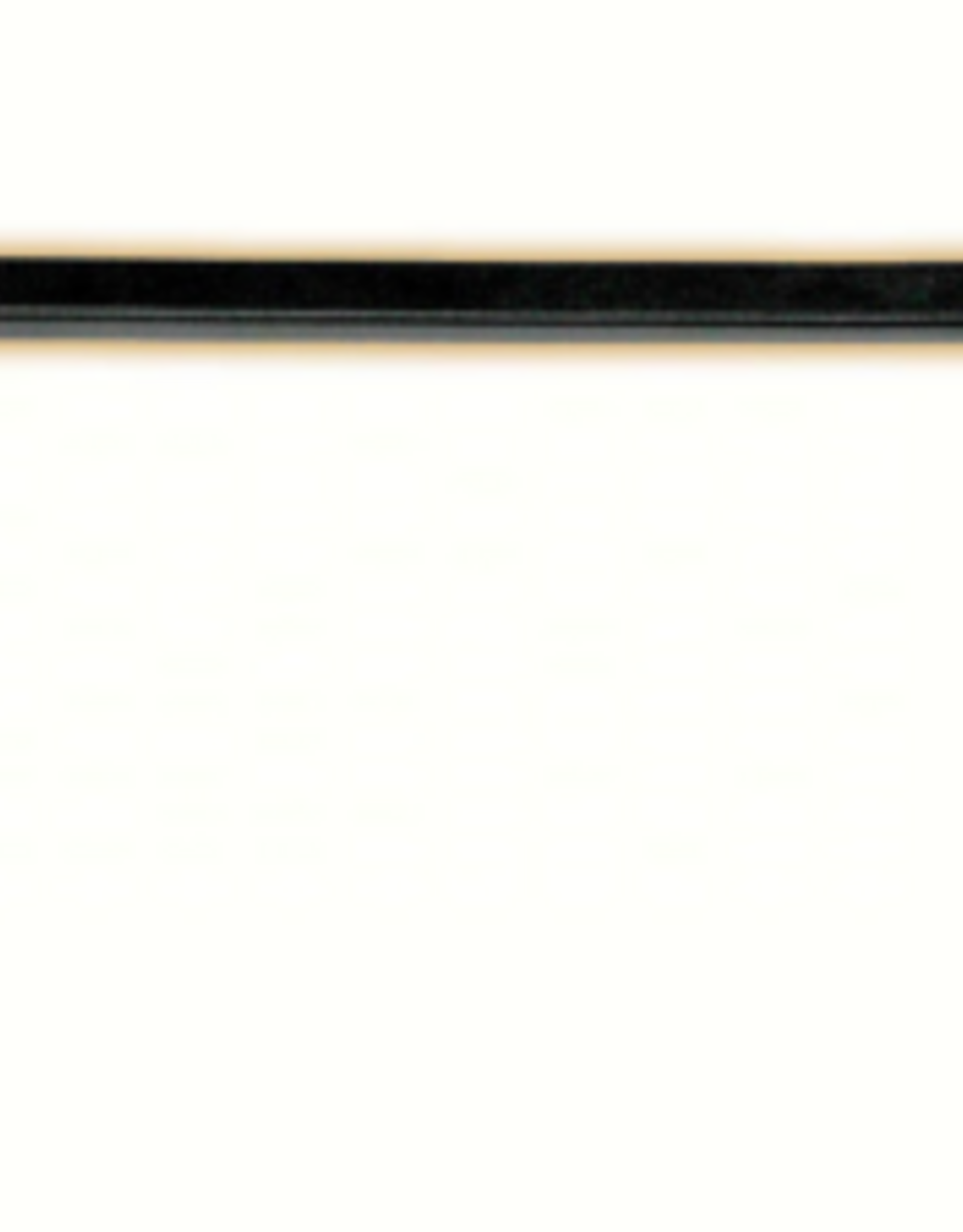 The Hookery The Hookery Downturned Straight Hanger - Black 12"