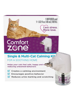 Farnam Comfort Zone Single & Multi-Cat Calming Kit 1 PK White 1 Diffuser 1 Refill-48ml