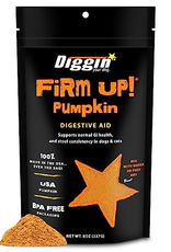 Diggin' Your Dog Diggin' Your Dog Firm up Pumpkin for Dogs & Cats, 100% Made in USA, Pumpkin Powder for Dogs, Digestive Support, Apple Pectin, Fiber, Healthy Stool, 8