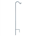 The Hookery The Hookery Single Shepherd Garden Hook 48 Inch - Black