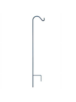 The Hookery The Hookery Single Shepherd Garden Hook 48 Inch - Black