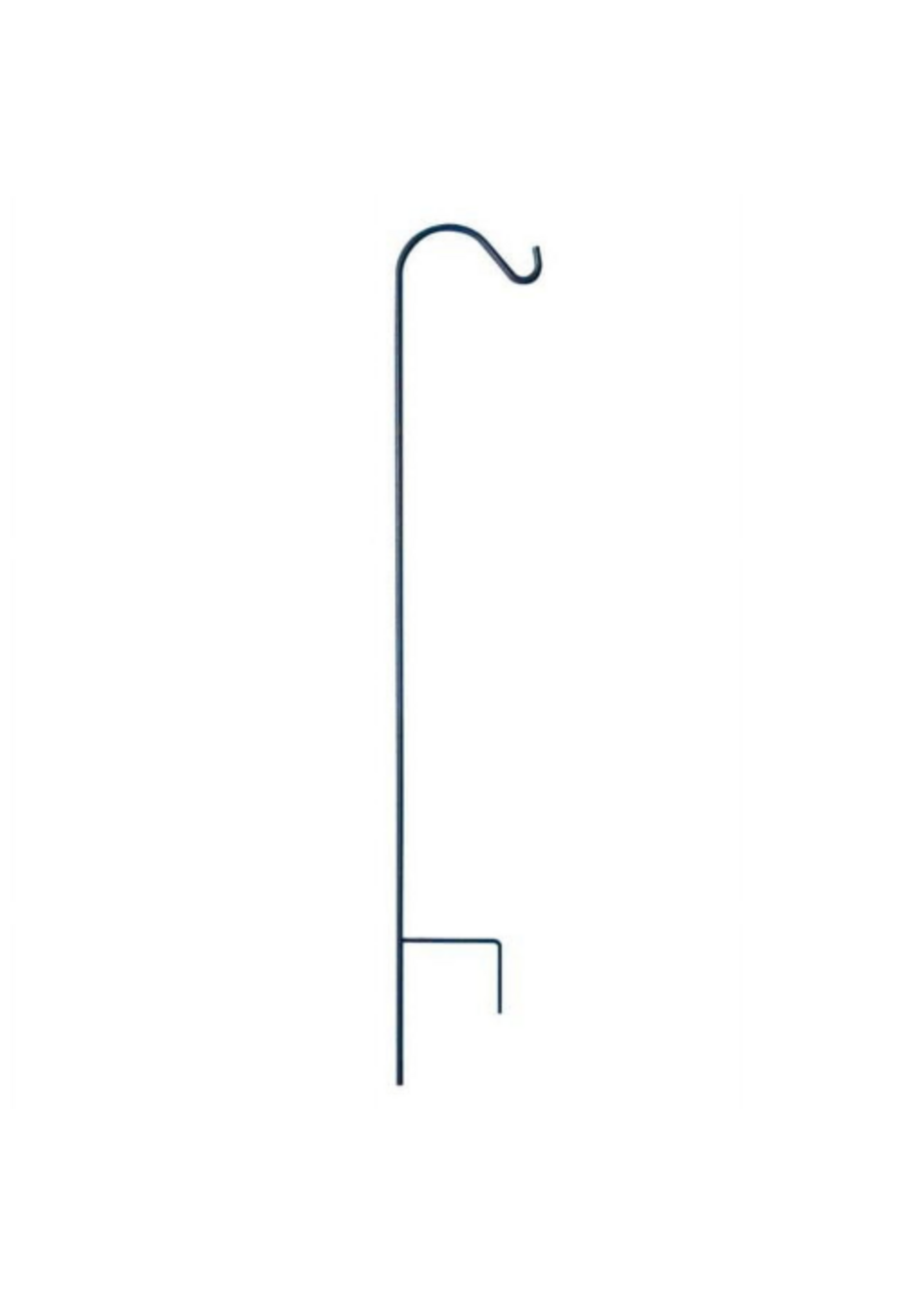 The Hookery The Hookery Single Shepherd Garden Hook 48 Inch - Black