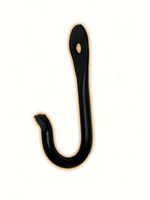 The Hookery The Hookery Flared End J Hook - Black, 3"